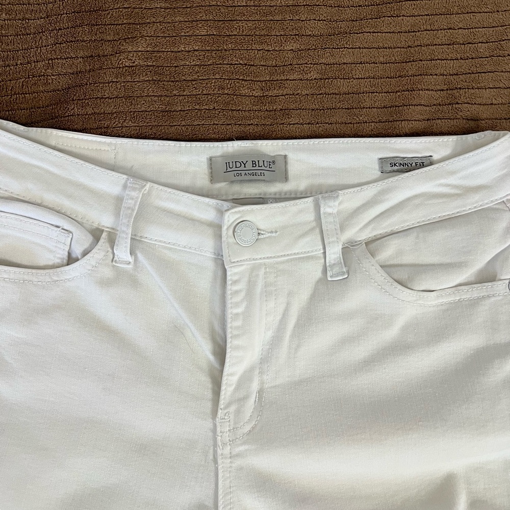 Judy Blue White Skinny Jeans